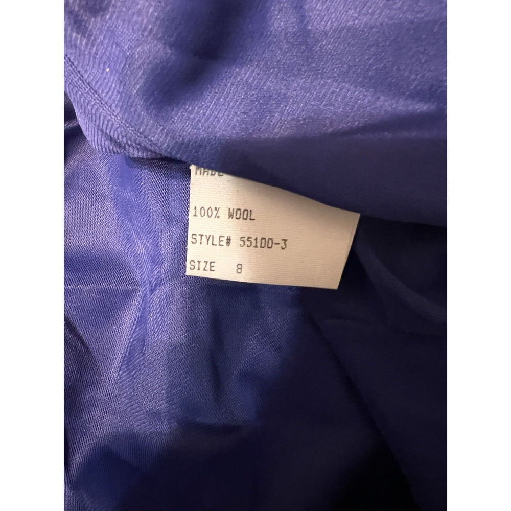 Womens Purplish  Dolton‎ Skirt And Blazer Size 8 Suit - Picture 7 of 8
